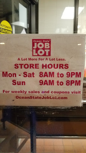 Discount Store «Ocean State Job Lot», reviews and photos, 280 Winthrop St, Taunton, MA 02780, USA