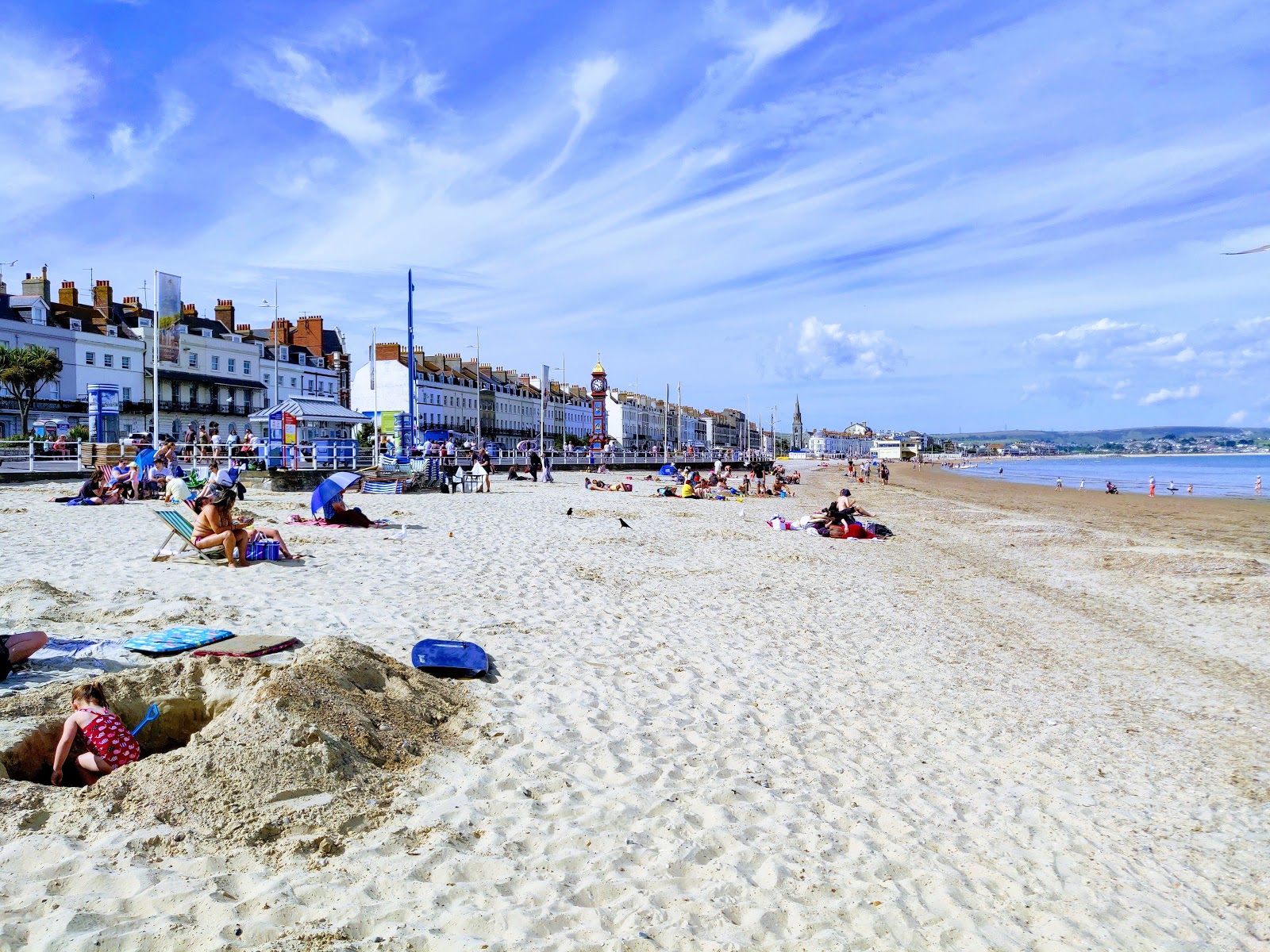 Fotografija Weymouth plaža udobje območja