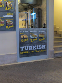 Kebab Turkish kebab tavola calda hamburger à Ostia (la carte)