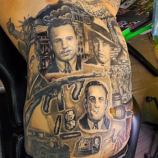 Explore atlanta falcons tattoo ideas, creative tattoo ideas in Riverside, available at Darkstar Tattoo CA