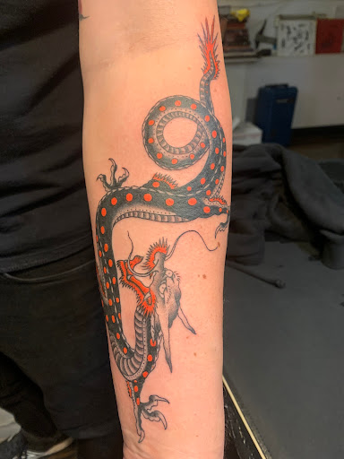 Explore leopard tattoo ideas, creative tattoo ideas in Albuquerque, available at Holy Fool Tattoo Club