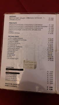 Restaurant de grillades Trattoria sociale di Prosecco à Contovello (le menu)