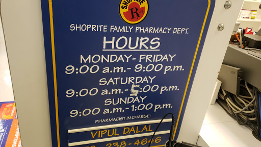 Pharmacy «Shop Rite Pharmacy», reviews and photos, 14-22 W Prospect St, East Brunswick, NJ 08816, USA