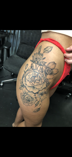 Explore elephant tattoo ideas for men, creative tattoo ideas in Middletown, available at Traditionally Twisted Tattoo