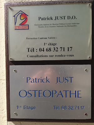 JUST Patrick OSTEOPATHE à Narbonne