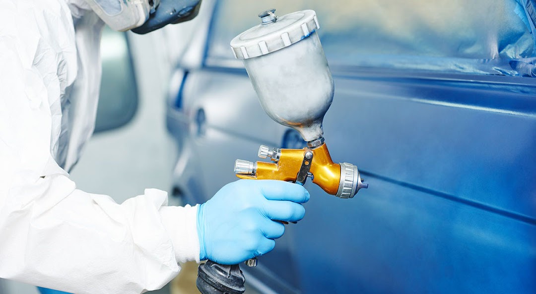 MOBIL WORKS AUTO SPRAY Car Body Spray and Paint Polish Bengkel Ketuk Kedai Cat Kereta Kualiti