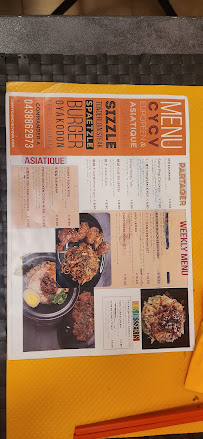 Menu / carte de Chef Yoan Chez Vous (CYCV) à Grenoble