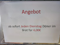 Carte du Mc Döner Kücknitz à Lübeck