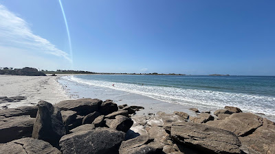 Plage de Treompan à Ploudalmézeau