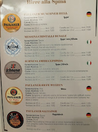 Menu / carte de La Campana D'oro à Atri