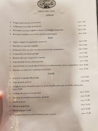 Menu du Osteria Da Mauretto à Isola del Liri