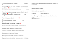 Restaurant Costantini à Collalto (le menu)