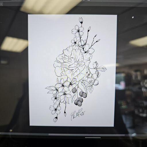 Explore barber pole tattoo ideas, creative tattoo ideas in Traverse City, available at Pinups & Needles