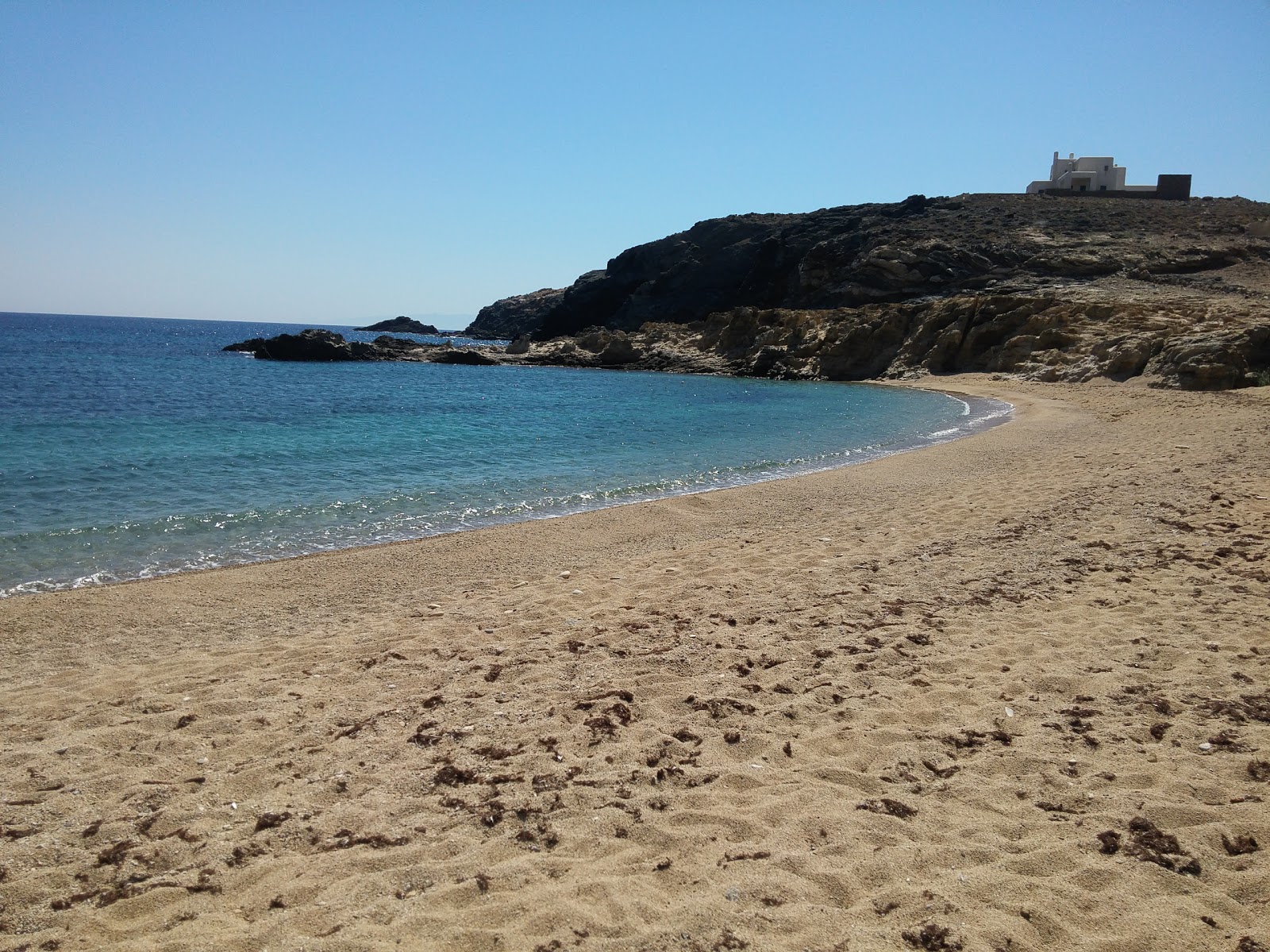 Foto von Mersini beach mit kleine bucht
