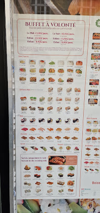 Restaurant japonais Sushi buffet - Restaurant de sushi Paris 10 à Paris - menu / carte