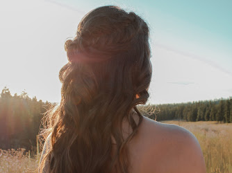 White Rose Bridal Hair