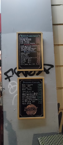 Restaurant syrien Ashourya à Marseille (la carte)