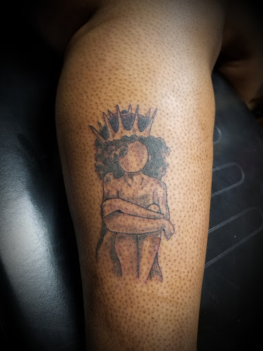 Explore fishing pole tattoo ideas, creative tattoo ideas in Conway, available at Primal Urge Tattoos