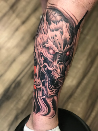 Explore lady justice tattoo ideas, creative tattoo ideas in Atlanta, available at Golden Anchor Tattoo