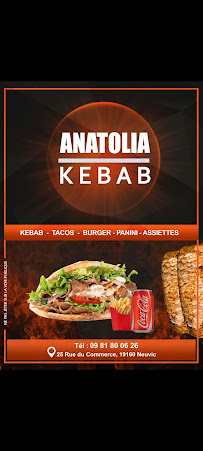 Aliment-réconfort du Restauration rapide Anatolia kebab à Neuvic - n°8