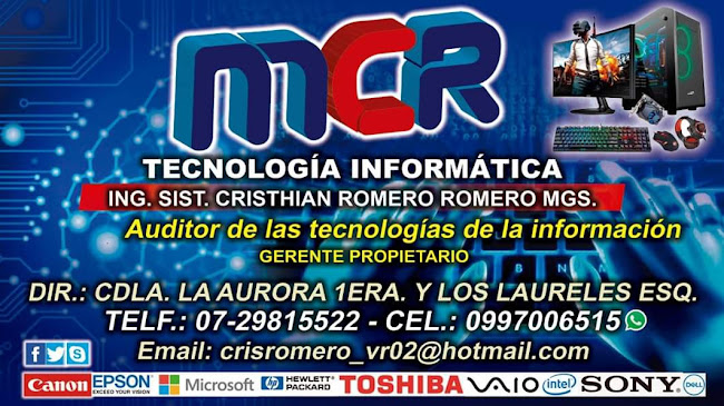 Opiniones de MCR Tecnología Informática en Machala - Tienda de informática