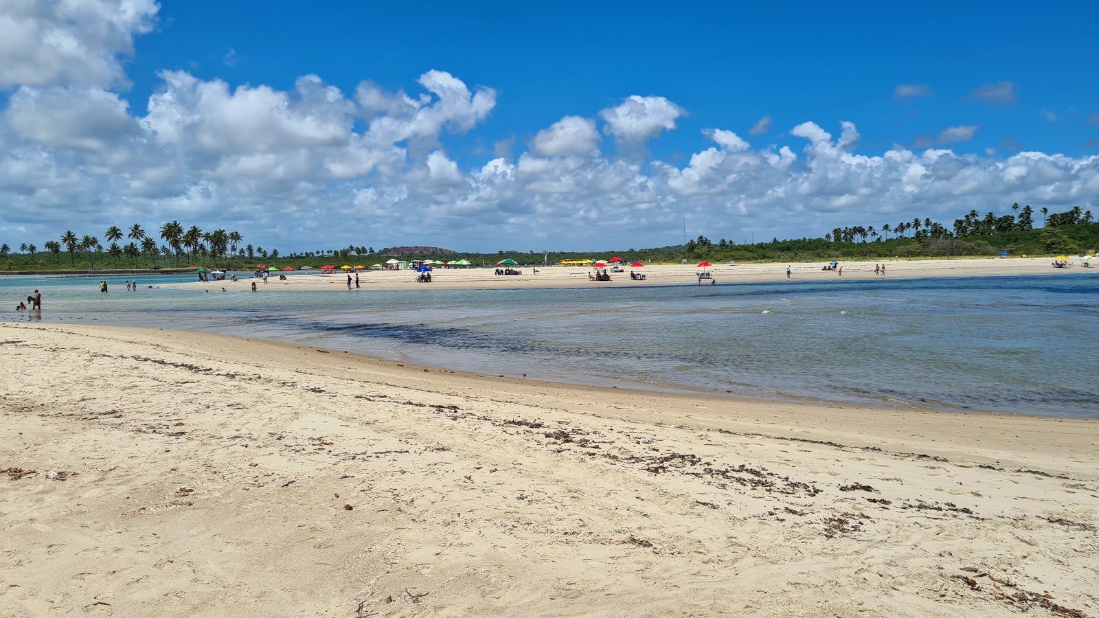 Foto de Praia de Pontal de Maracaipe com areia brilhante superfície