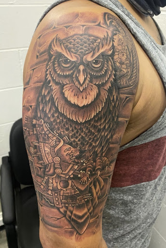 Explore polynesian tattoo sleeve ideas, creative tattoo ideas in Oxnard, available at SoCal Ink Shop