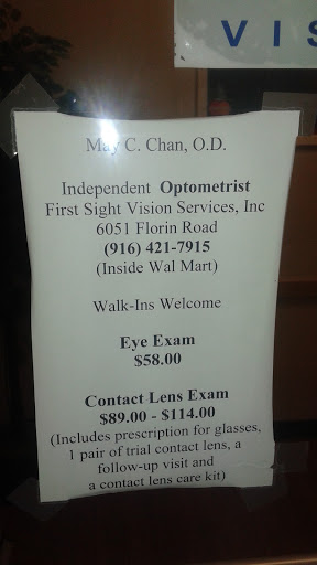 Optician «Walmart Vision & Glasses», reviews and photos, 6051 Florin Rd, Sacramento, CA 95823, USA