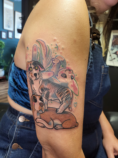 Explore long distance friendship tattoo ideas, creative tattoo ideas in Anniston, available at Lucid Dreams Tattoos and Piercings