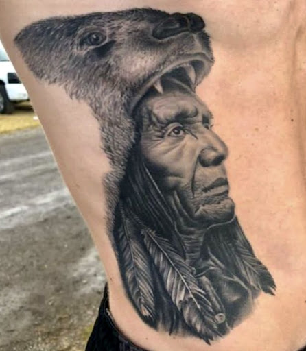 Explore tattoo ideas hombre, creative tattoo ideas in Lakeview, available at Immaculate Heart Tattoo