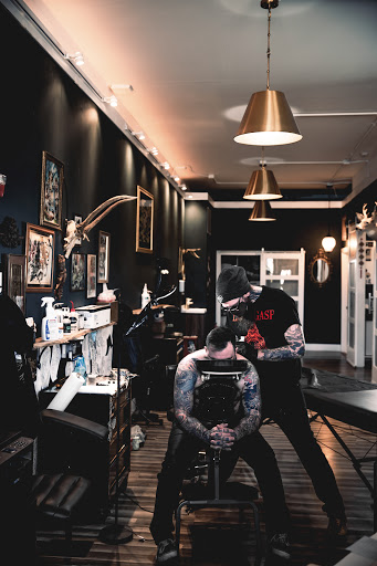 Explore until we meet again tattoo ideas, creative tattoo ideas in Cleveland, available at GRIM HEART TATTOO