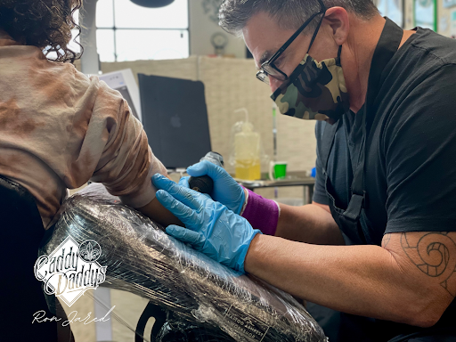 Explore female memorial tattoo ideas, creative tattoo ideas in Redding, available at Caddy Daddys