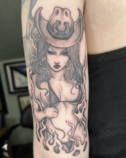 Explore family tree tattoo ideas for men, creative tattoo ideas in Eugene, available at High Priestess Piercing & Tattoo