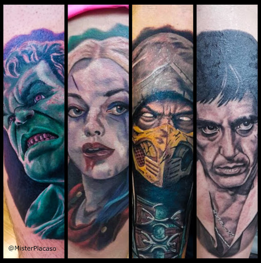 Explore tattoo ideas for dad and daughter, creative tattoo ideas in Tulia, available at Mister Placasos Tattoo Shop