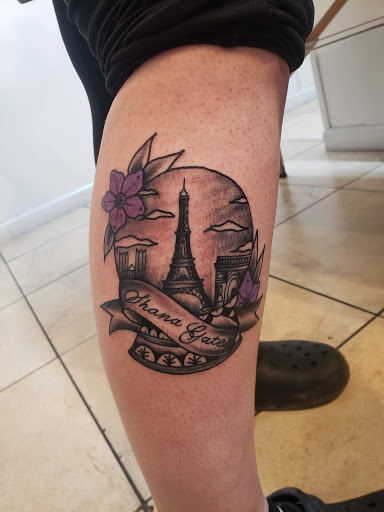 Explore cute frog tattoo ideas, creative tattoo ideas in Owensboro, available at Lady Luck Tattoo and Body Piercing