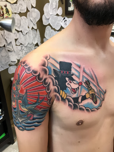 Explore princess mononoke tattoo ideas, creative tattoo ideas in Chandler, available at Classic Tattoo