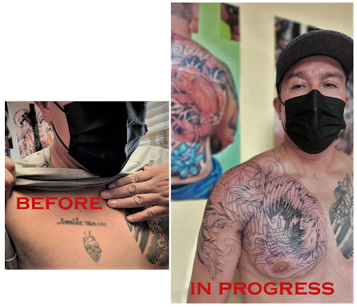 Explore kurama tattoo ideas, creative tattoo ideas in Garden Grove, available at Anna Hang Tattoo