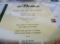 Restaurant Restaurant Brasserie La Distillerie à Gosnay (la carte)