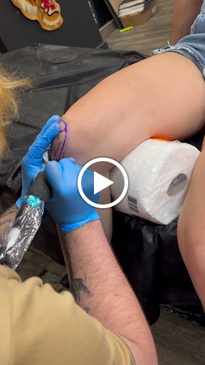 Explore angel of death tattoo ideas, creative tattoo ideas in Goose Creek, available at Red Kirin Tattoo