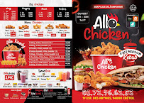 Menu / carte de Allo Chicken à Créteil