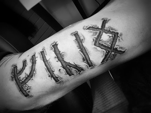 Explore lower belly tattoo ideas, creative tattoo ideas in Minocqua, available at Walking Arts Tattoos