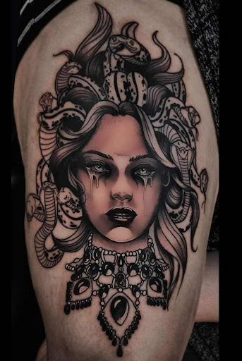 Explore heavy equipment tattoo ideas, creative tattoo ideas in Redding, available at Dominant Ink