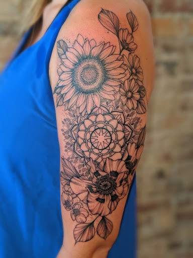 Explore a initial tattoo ideas, creative tattoo ideas in Rockland, available at Birds & Bones Tattoo Studio and Art Gallery