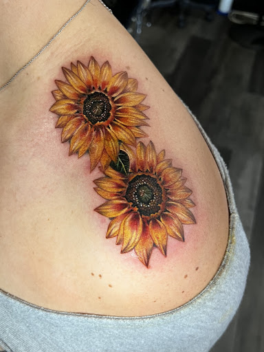Explore left hand tattoo ideas, creative tattoo ideas in Silver City, available at Independent Ink Tattoo