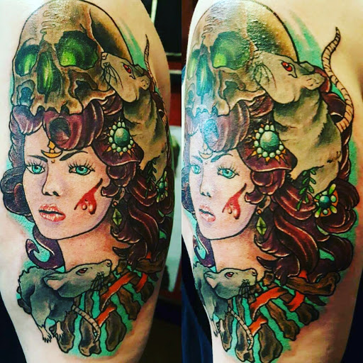 Tattoo Shop «Infamous Ink Tattoo and Piercing», reviews and photos, 410 Four Seasons Blvd #202e, Greensboro, NC 27407, USA