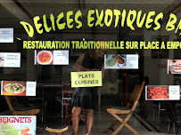 Menu du DELICES EXOTIQUES B M B à Béziers