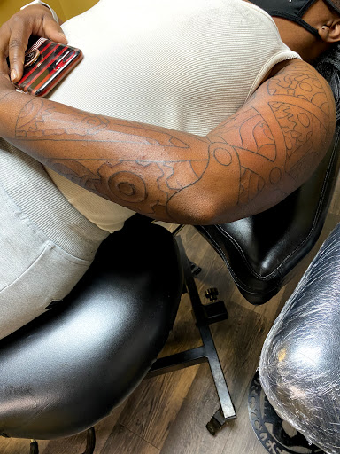 Explore psych tattoo ideas, creative tattoo ideas in Warner Robins, available at Untold Pain Tattoo Studio