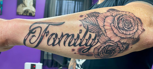 Find tattoo ideas bear for your next unique tattoo in Goshen at Lady Luck Studio