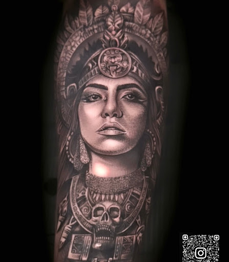 Explore small chest tattoo ideas for men, creative tattoo ideas in Phoenix, available at Grand Avenue Tattoo & Piercings