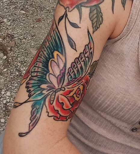 Explore june birth flower tattoo ideas, creative tattoo ideas in Waverly, available at Hellbilly Tattoos & Oddities